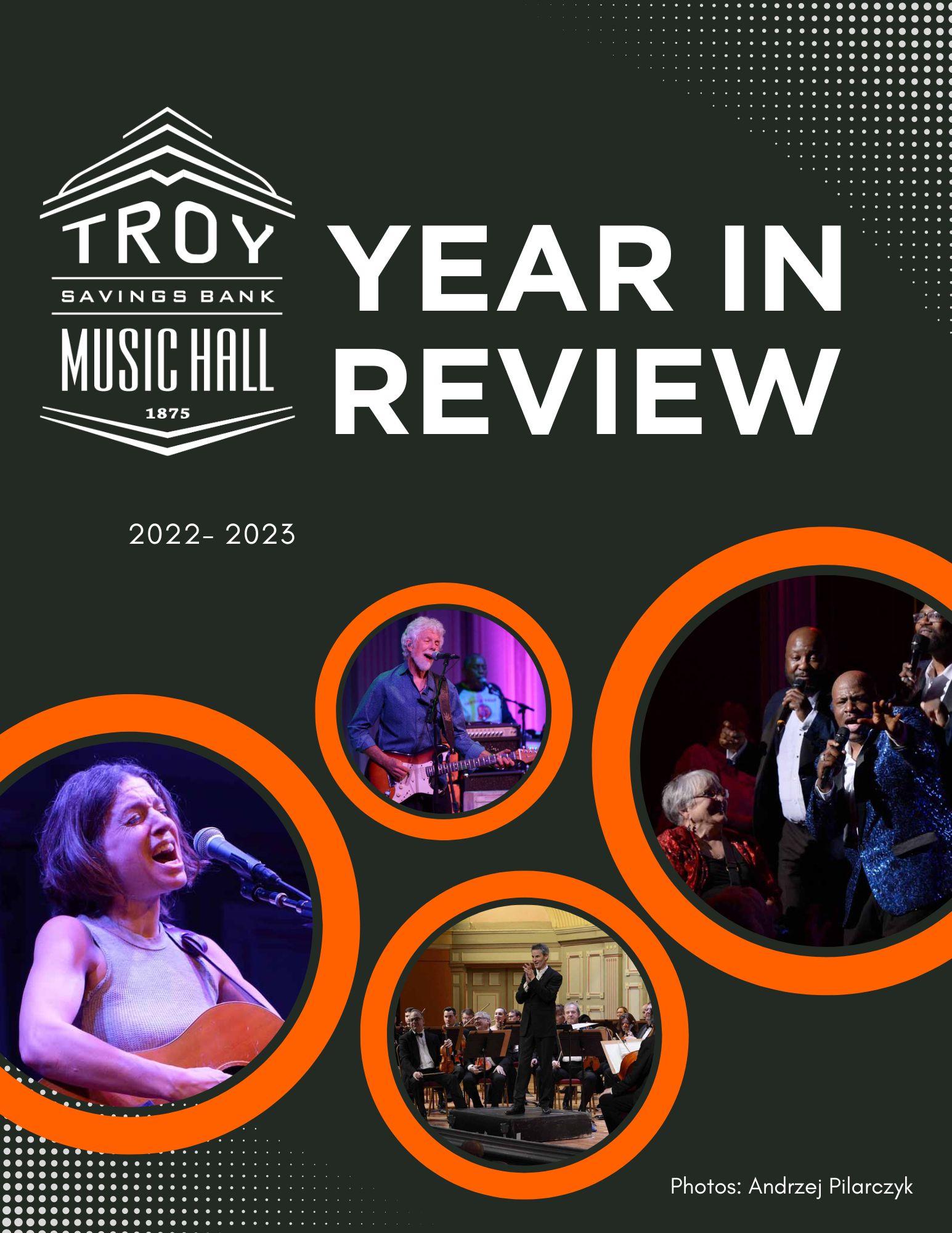 Year In Review Troy Savings Bank Music Hall